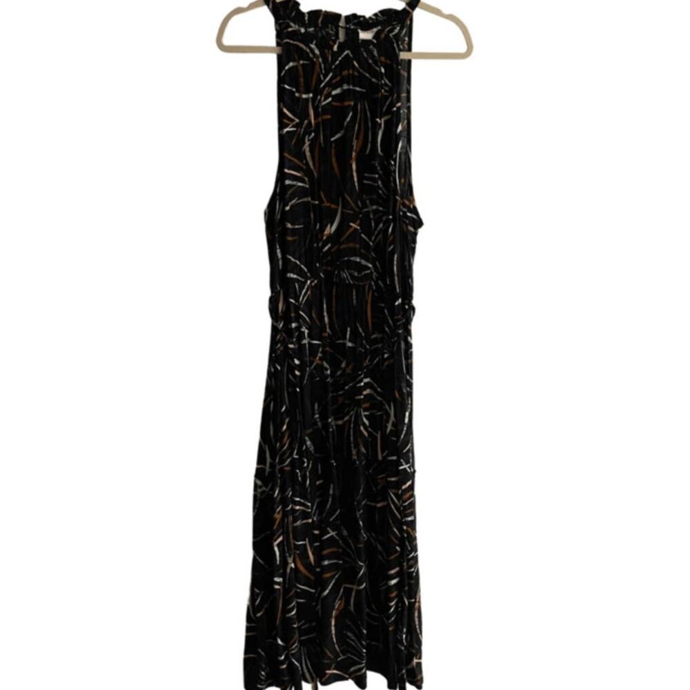 AVA + VIV Black Brown White Pink Sleeveless Maxi Dress 2X
